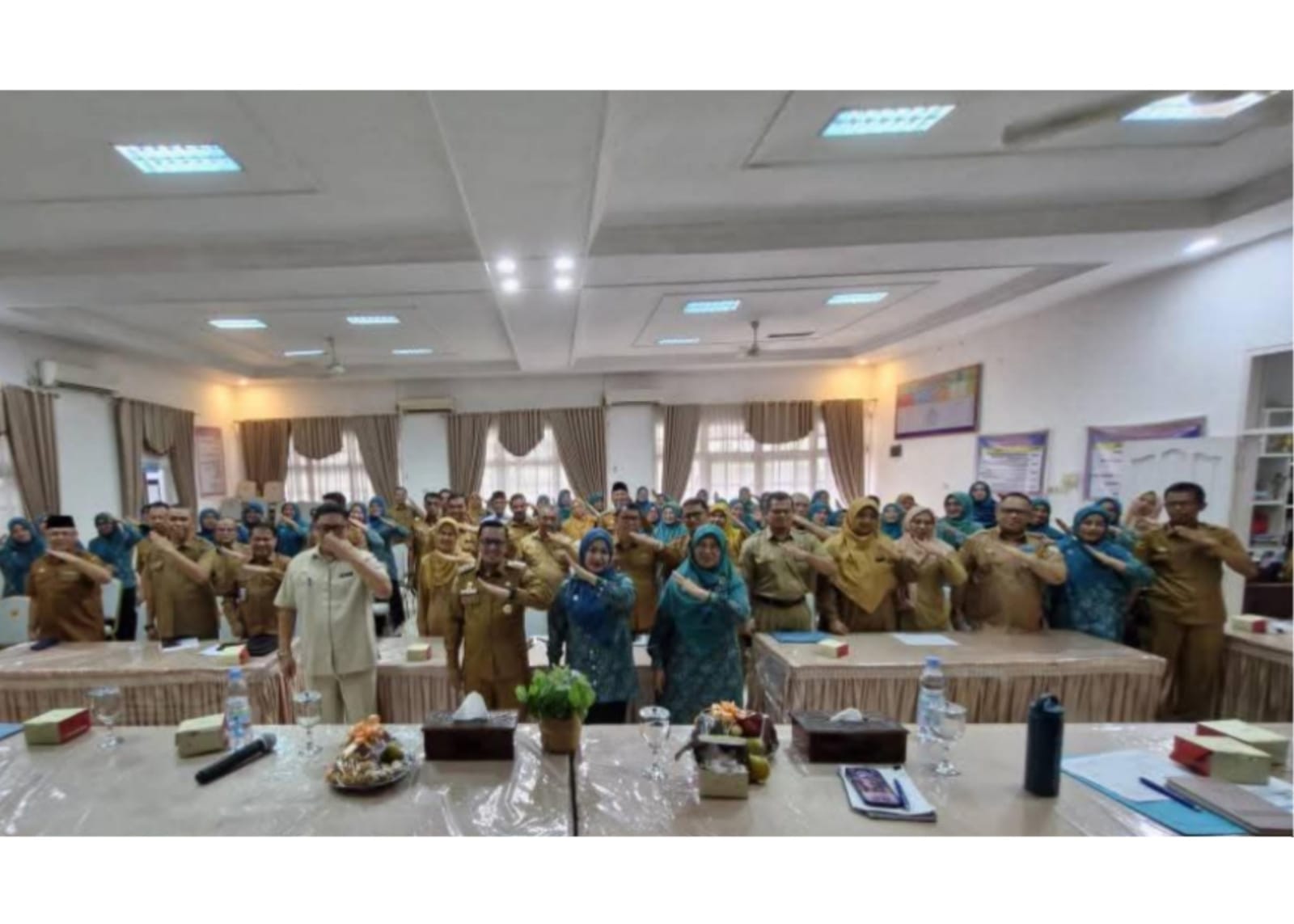 Bupati Eka Putra Apresiasi Rakor Sinkronisasi Program Dan Kegiatan OPD Dengan TP PKK