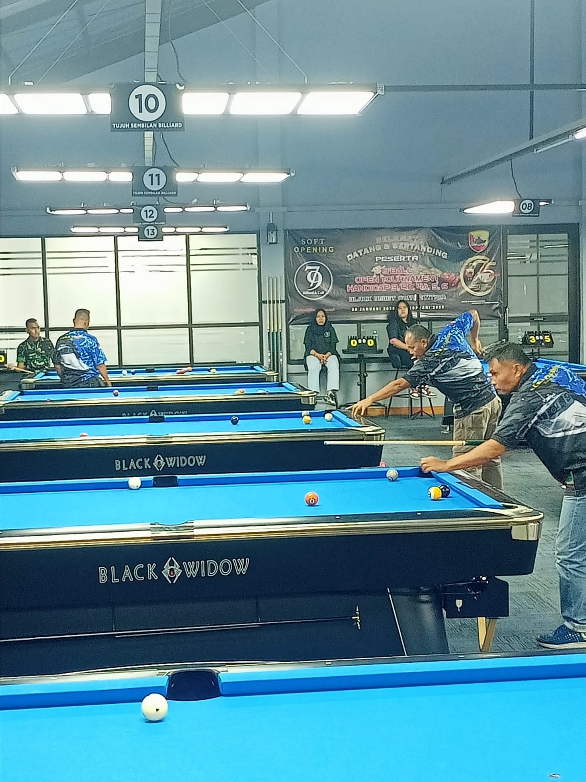 Prajurit Lanal Palembang Menjadi Juara 1 Dalam Tournament Billiard Nine Ball Black Barret Kavaleri