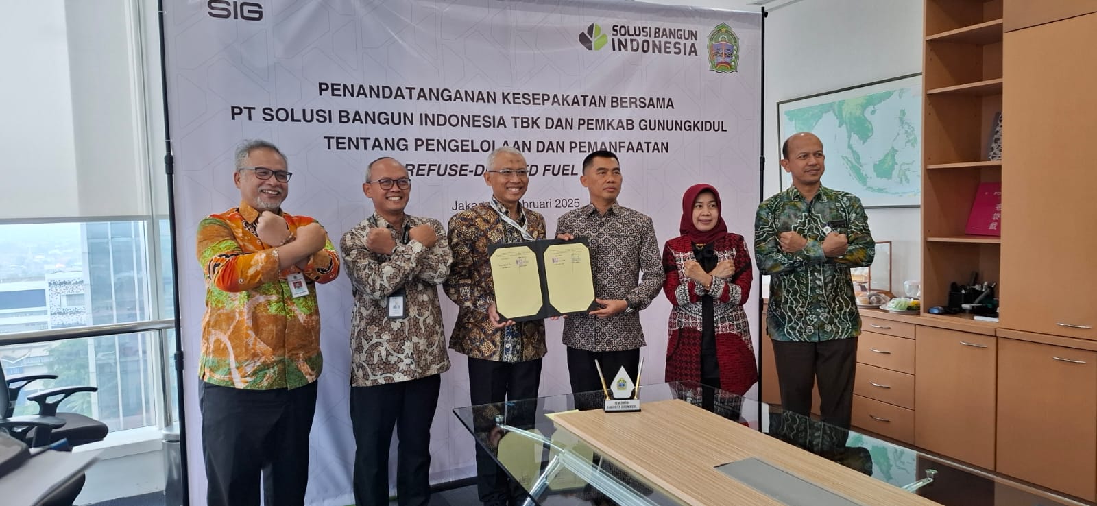 Pemkab Gunungkidul Jalin Kerja Sama dengan PT Solusi Bangun Indonesia untuk Pengelolaan Sampah Berbasis Teknologi RDF