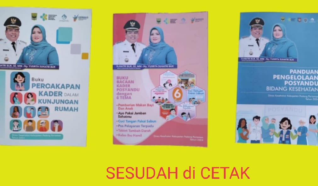 Buku Panduan Kesehatan Bergambar Suhatri Bour Beserta isteri Menumpuk di Puskesmas, Siapa yang Bertanggungjawab ?