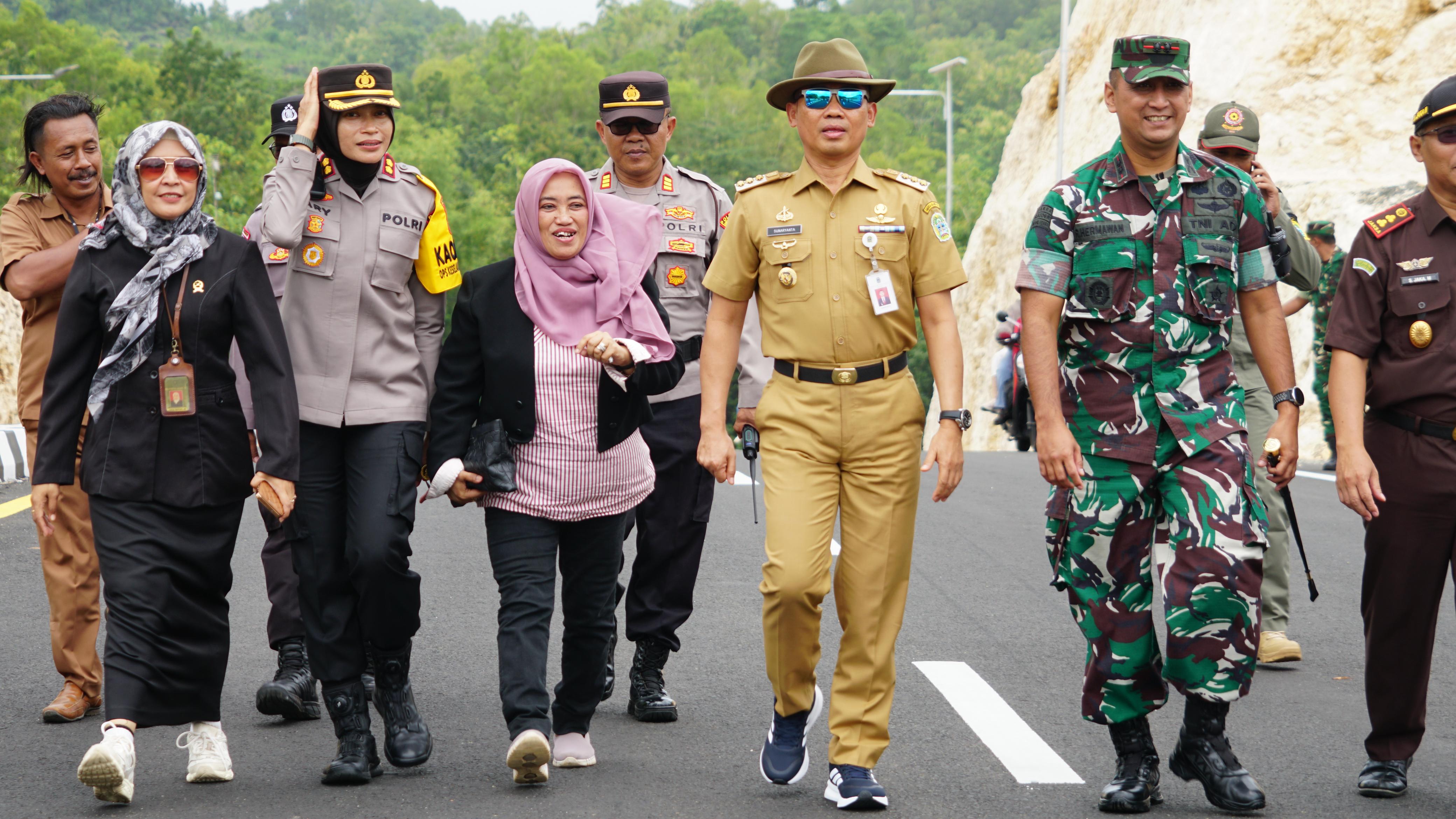 Forkompimda Gunungkidul Lakukan Monitoring Proyek Strategis di Bumi Handayani