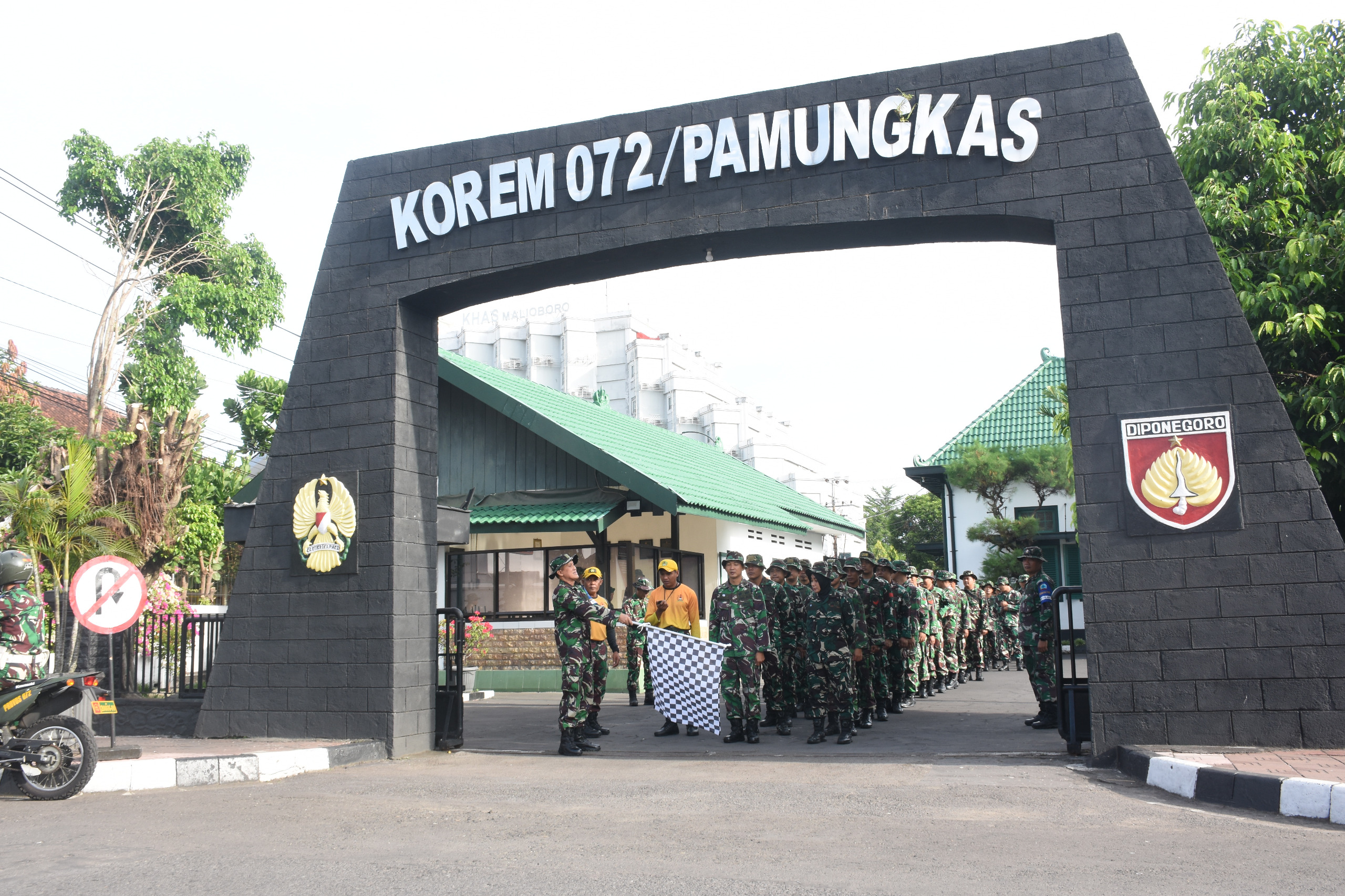 Korem 072/Pamungkas Gelar Latihan Ketahanan Mars dalam Rangka PSJM