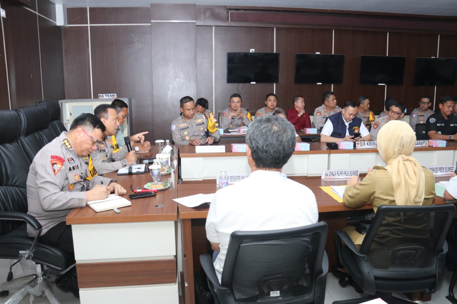 Polda Sumsel gelar rapat awal Rakor lintas sektoral Jelang Idul Fitri 1446 H