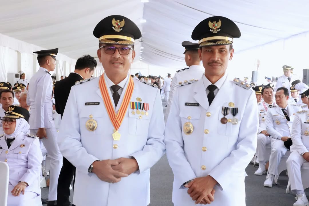 Kepala Daerah Dilantik Presiden, H. Khairunas dan Wabup H. Yulian Efi Resmi Kembali Pimpin Solok Selatan