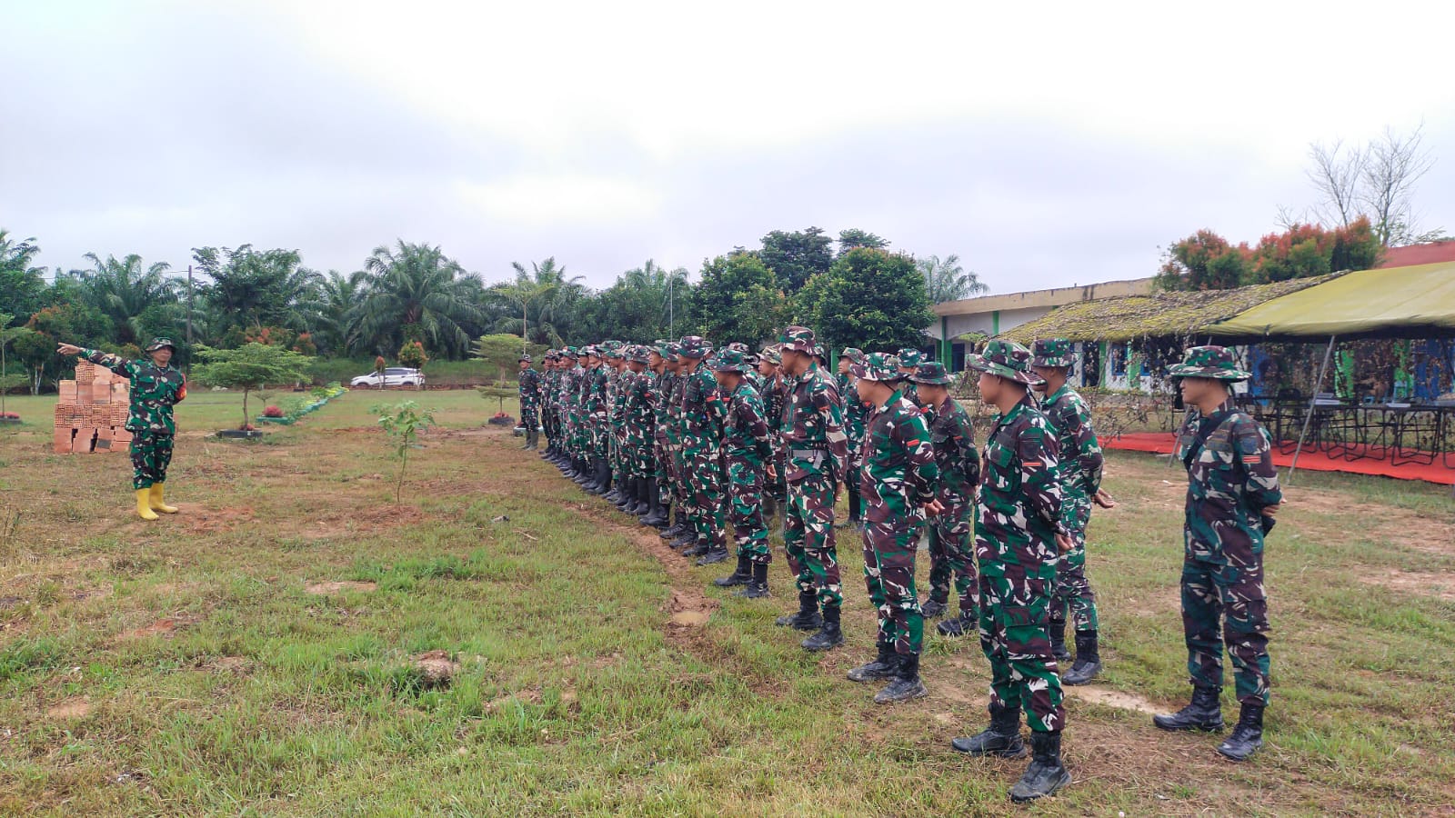 Semangat Membara di Gandus, Satgas TMMD 123 Siap Mengukir Sejarah