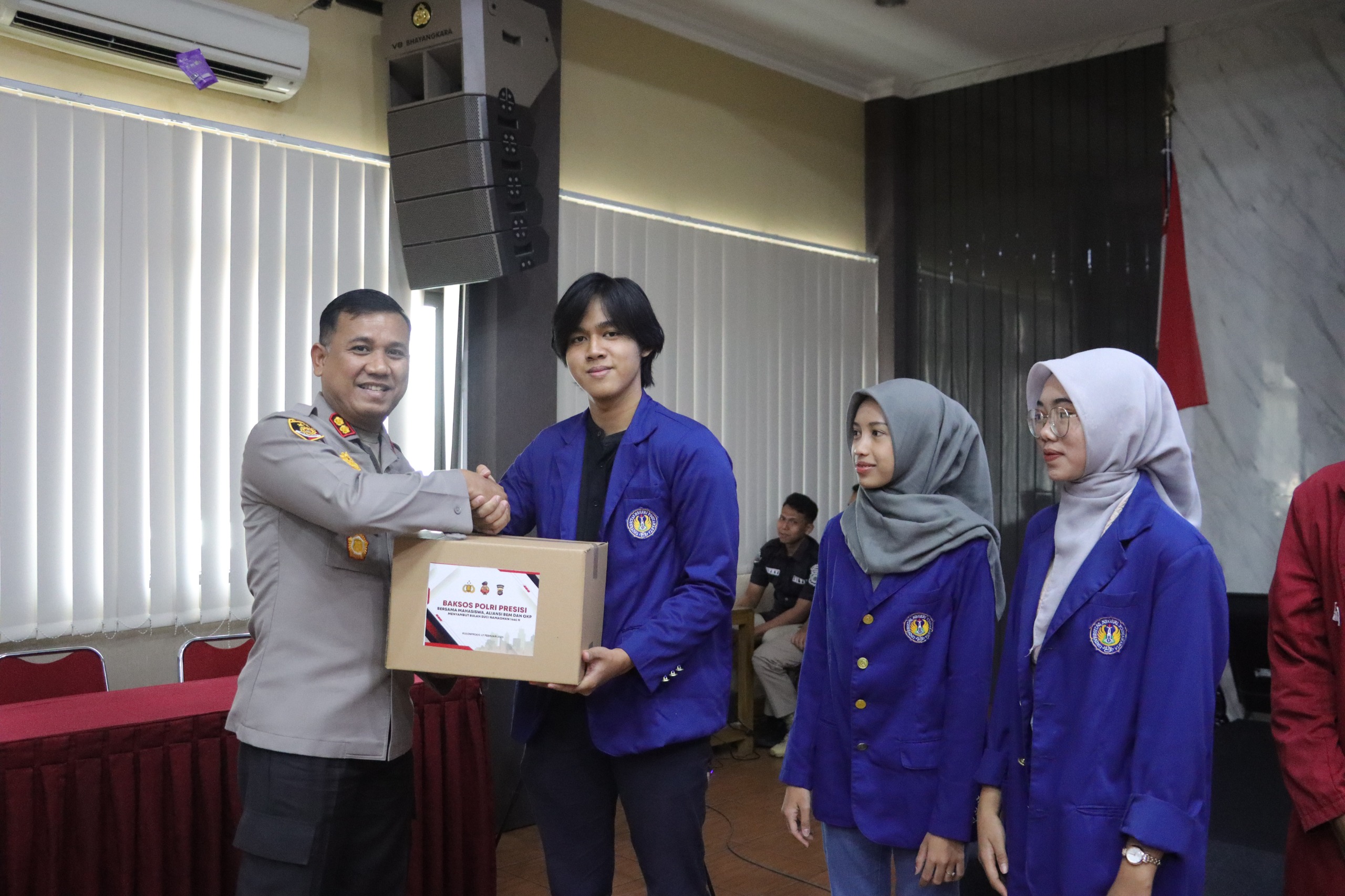 Sambut Ramadhan 1446 H, Polres Kulonprogo Gelar Baksos Bersama Mahasiswa dan OKP