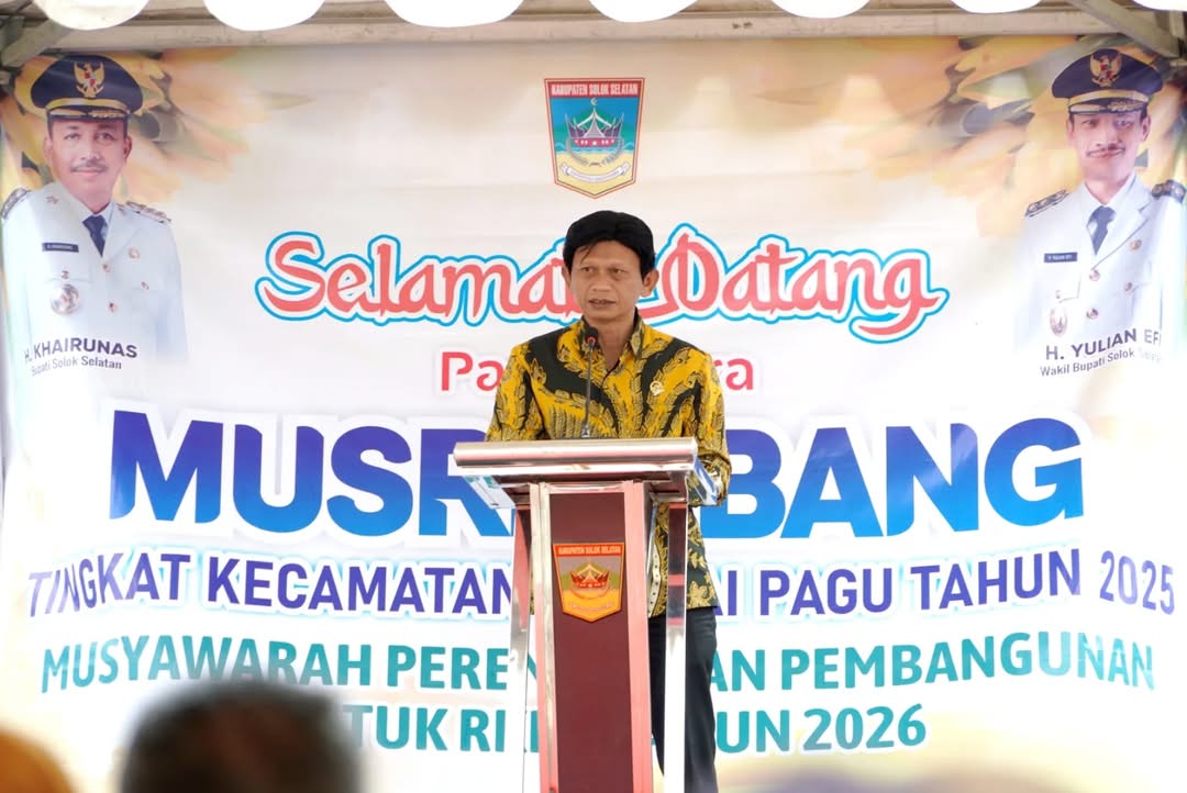 Anggota DPRD Solok Selatan Hadiri Musrenbang, Siap Kawal Usulan Masyarakat Kecamatan Sungai Pagu Agar Terealisasi