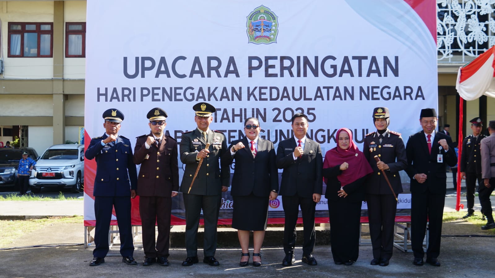Bupati Gunungkidul Endah Subekti Kuntariningsih Pimpin Upacara Peringatan Serangan Umum 1 Maret