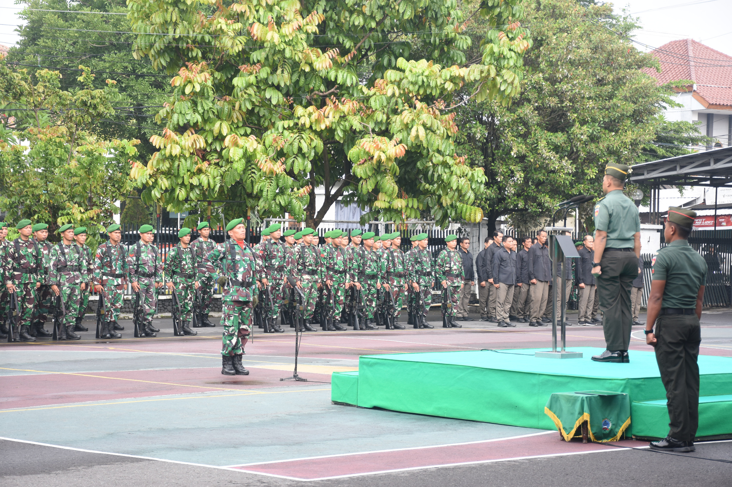 Bangkitkan Semangat Patriotisme, Korem 072/Pamungkas Laksanakan Upacara Bendera