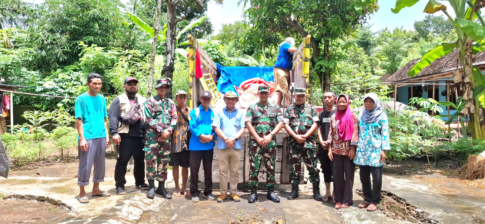 Dandim 0730/Gunungkidul Dampingi Bulog Gunungkidul Serap Gabah Petani.