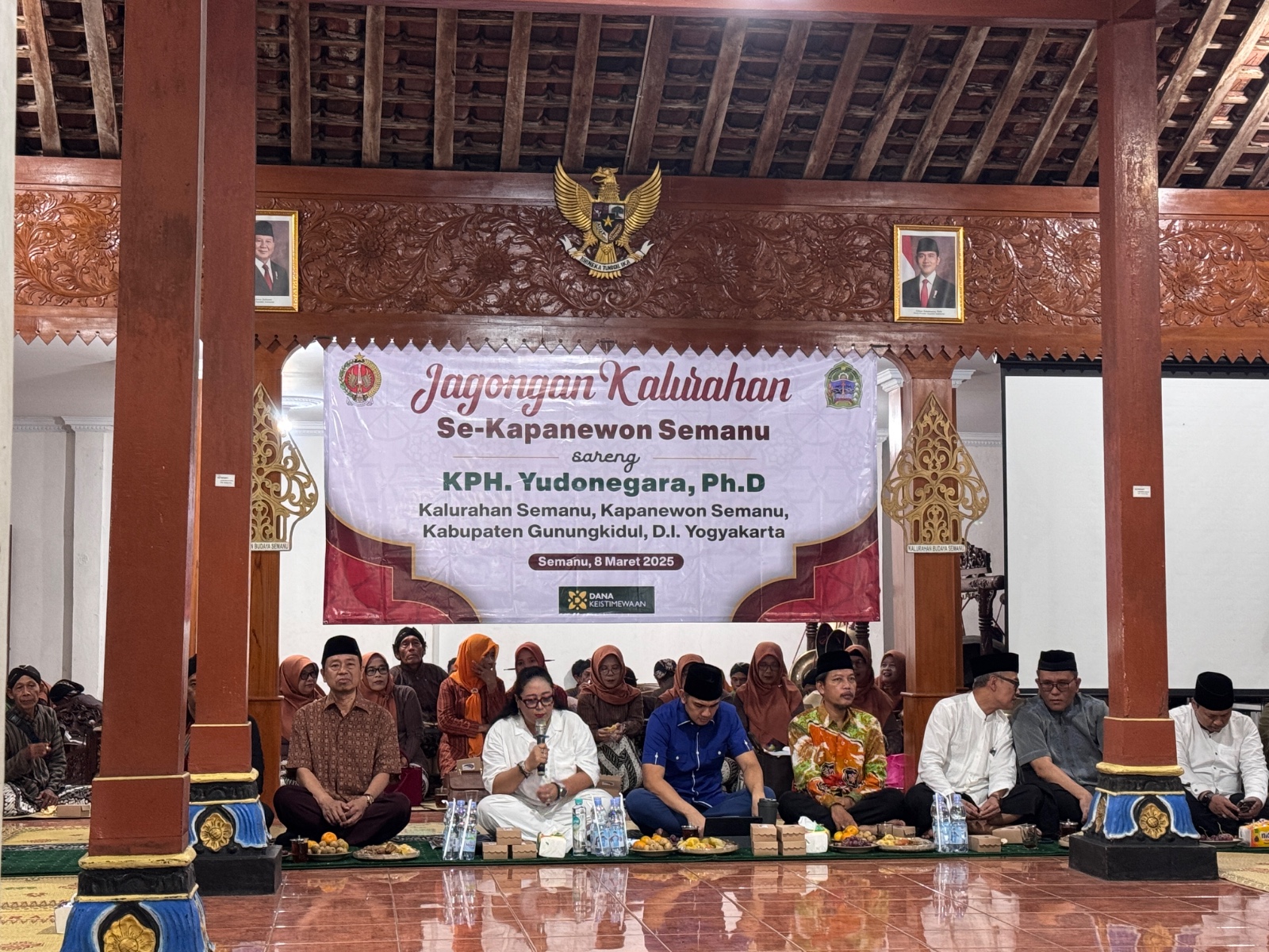 Jagongan Kalurahan Bersama KPH Yudhanegara, Ph.D. Digelar di Semanu, Membahas Berbagai Permasalahan Masyarakat