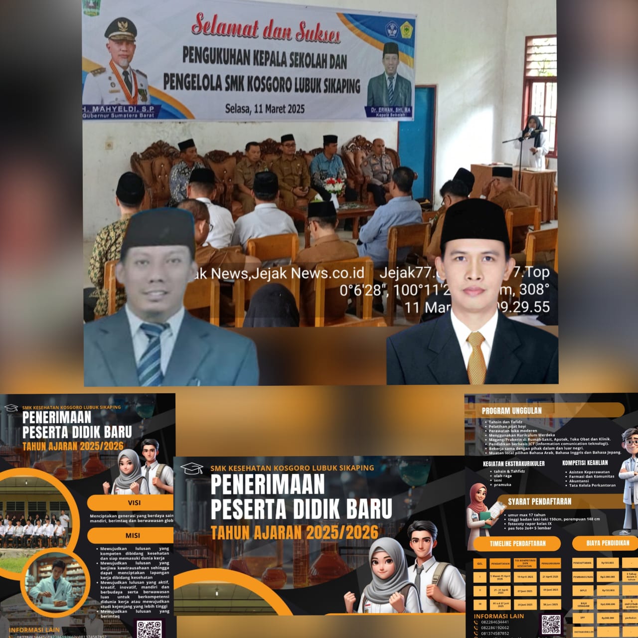 Pengukuhan Kepala SMK Kesehatan Kosgoro Serta Arah Baru Dunia Pendidikan