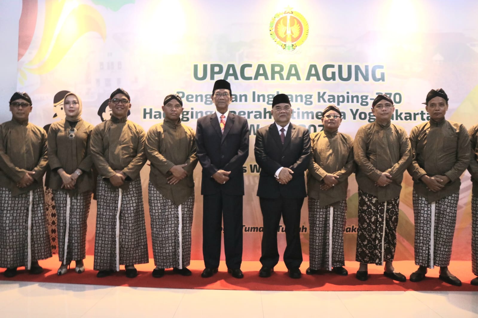 Danrem 072/Pamungkas Hadiri Upacara Peringatan Hari  Jadi Ke 270 DIY