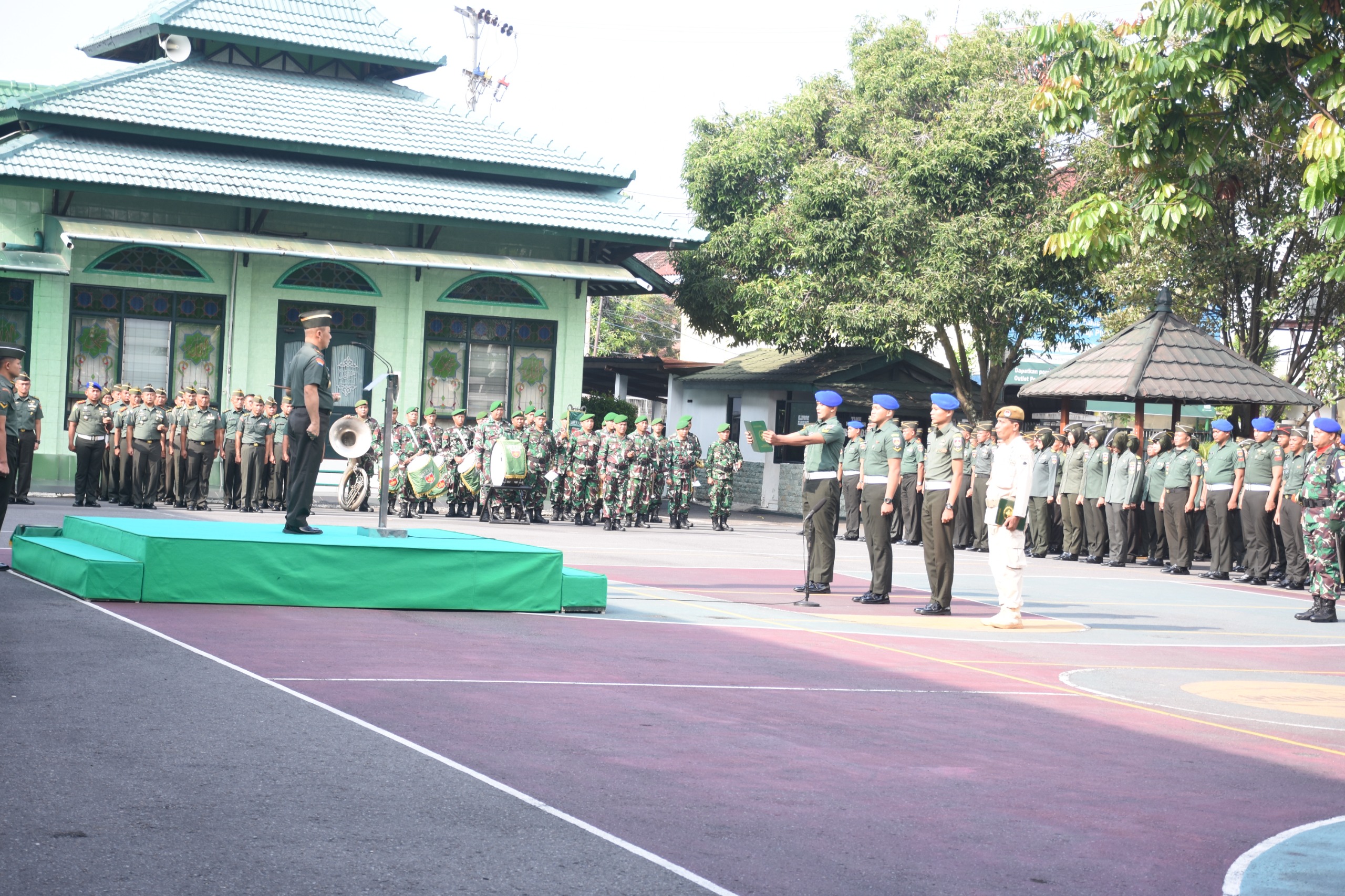 Bacakan Amanat Pangdam IV/Diponegoro, Korem 072/Pamungkas Gelar Upacara 17-an Bulan Maret 2025