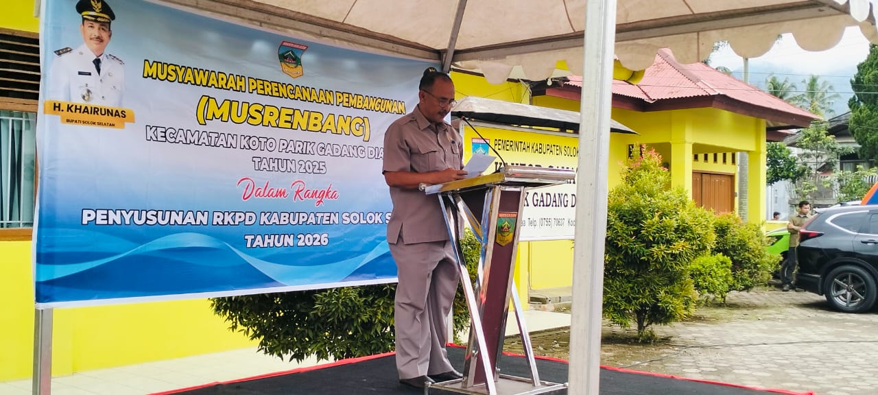 Erwin Ali Anggota DPRD Solok Selatan Dukung Pembangunan Lebih cepat