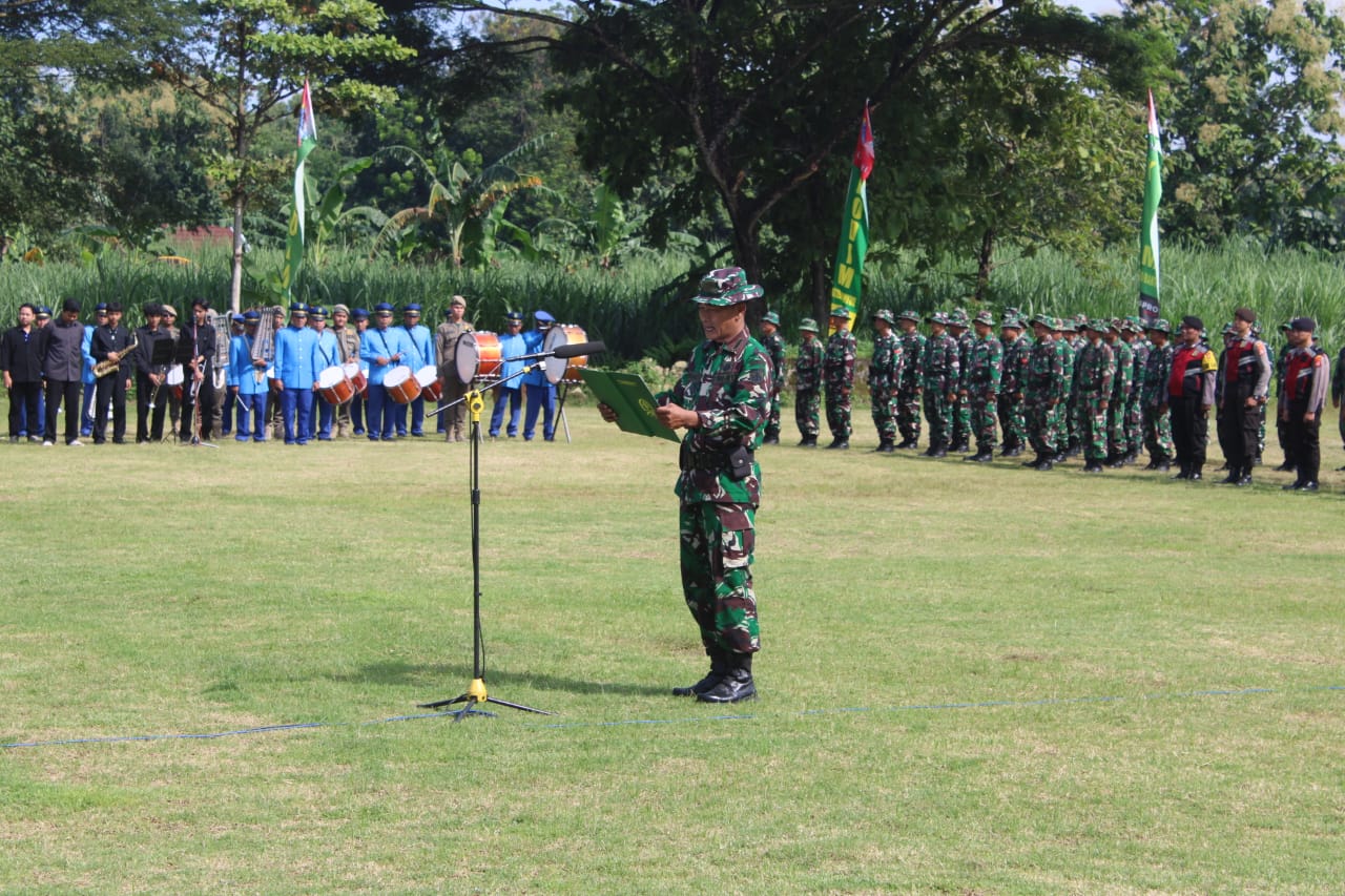Letkol Inf Muhidin, Dandim 0729/Bantul Pimpin Upacara Penutupan TMMD Sengkuyung Tahap I Tahun 2025