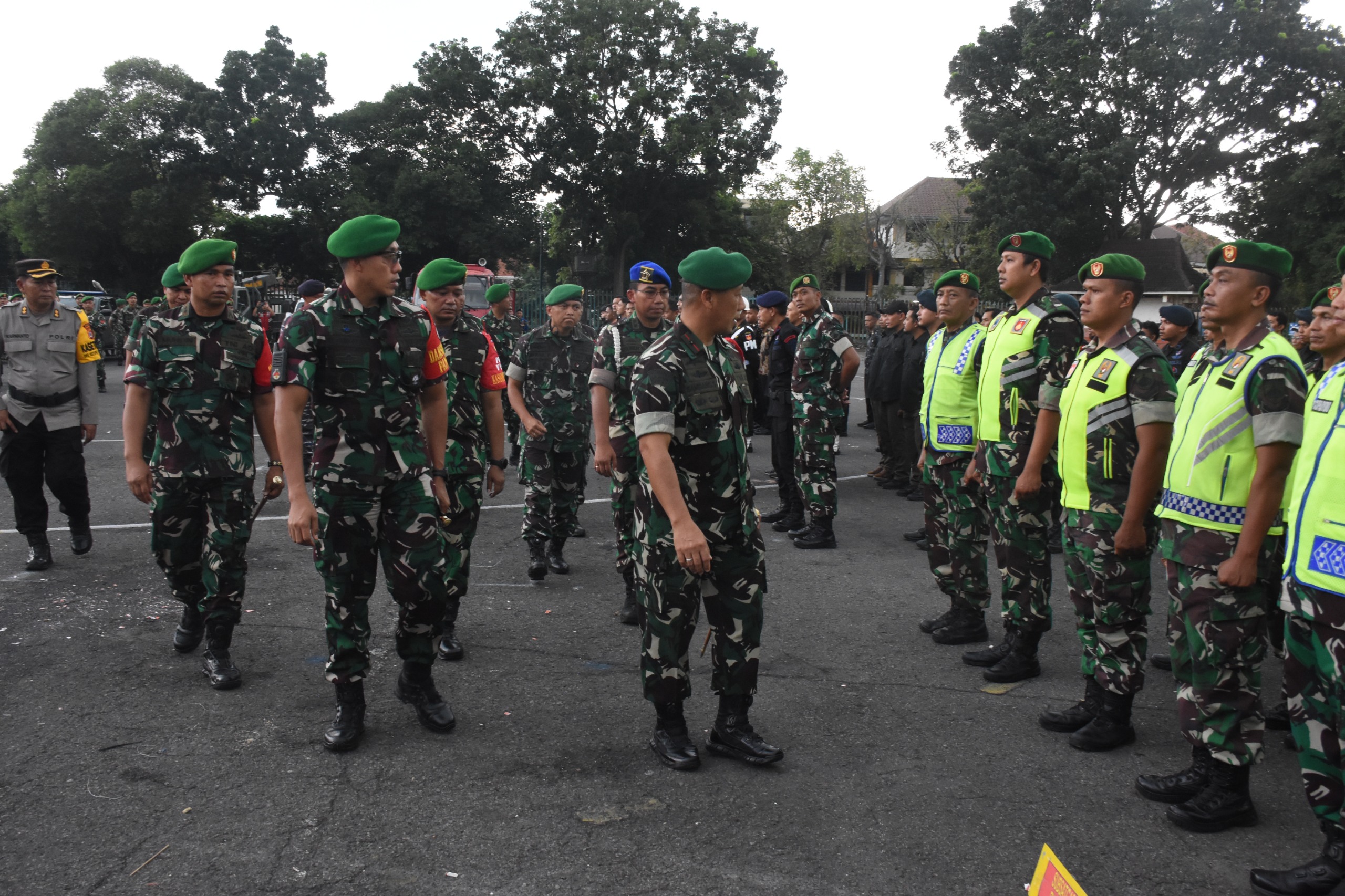 Danrem 072/Pamungkas Pimpin Apel Gelar Pasukan PAM VVIP Kunjungan Kerja Wakil Presiden RI