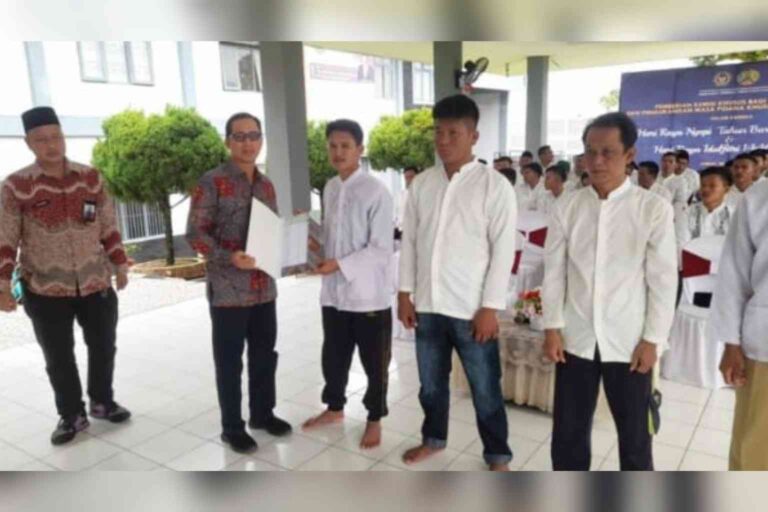 Narapidana di Lapas Banyuasin Terima Remisi Khusus Idul Fitri