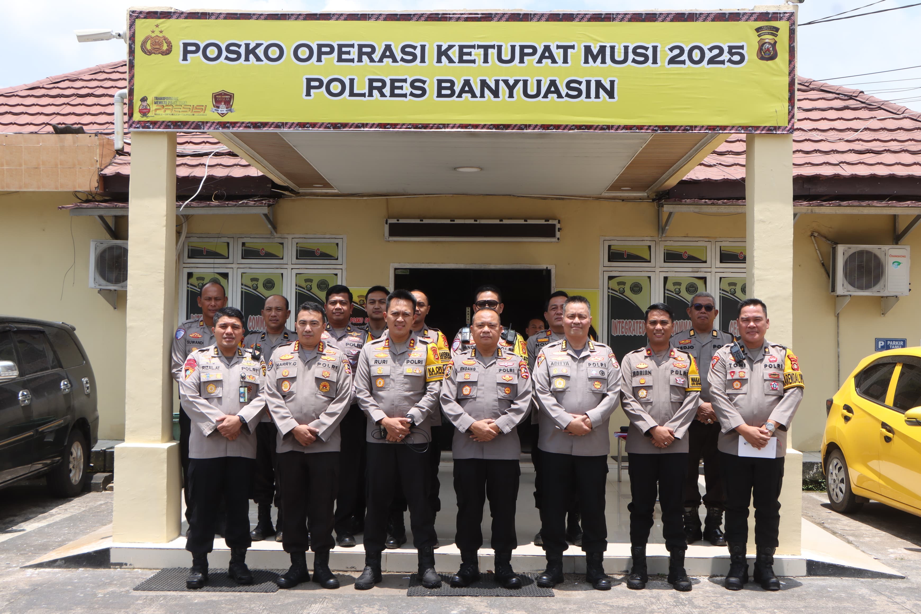 Kapolres Banyuasin Pastikan Kesiapan Pengamanan Mudik Lebaran 2025 dengan Slogan dengan Tagline 110 Mudik Aman, Keluarga Nyaman