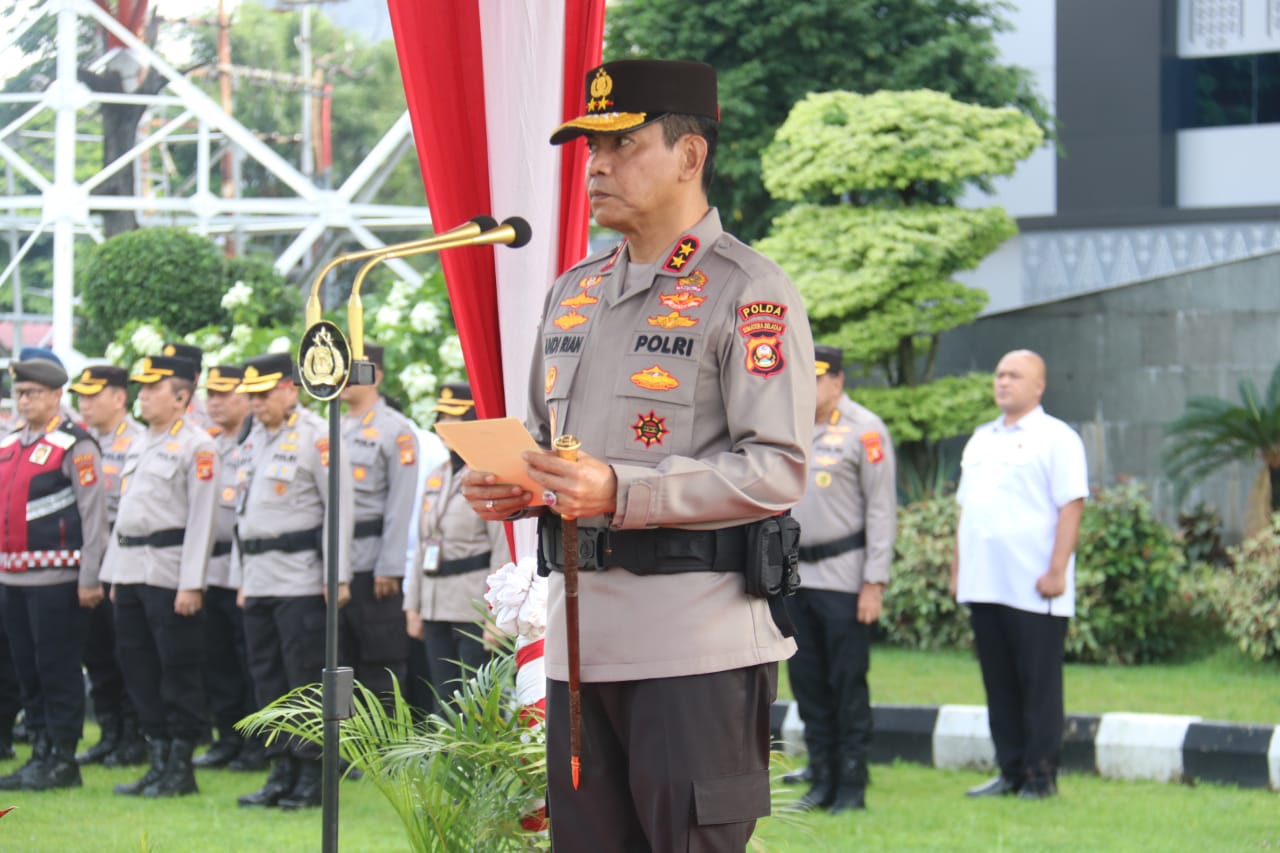 Usai Pimpin Apel Pagi, Kapolda Sumsel Halal Bihalal Bersama Pejabat Utama dan Personel