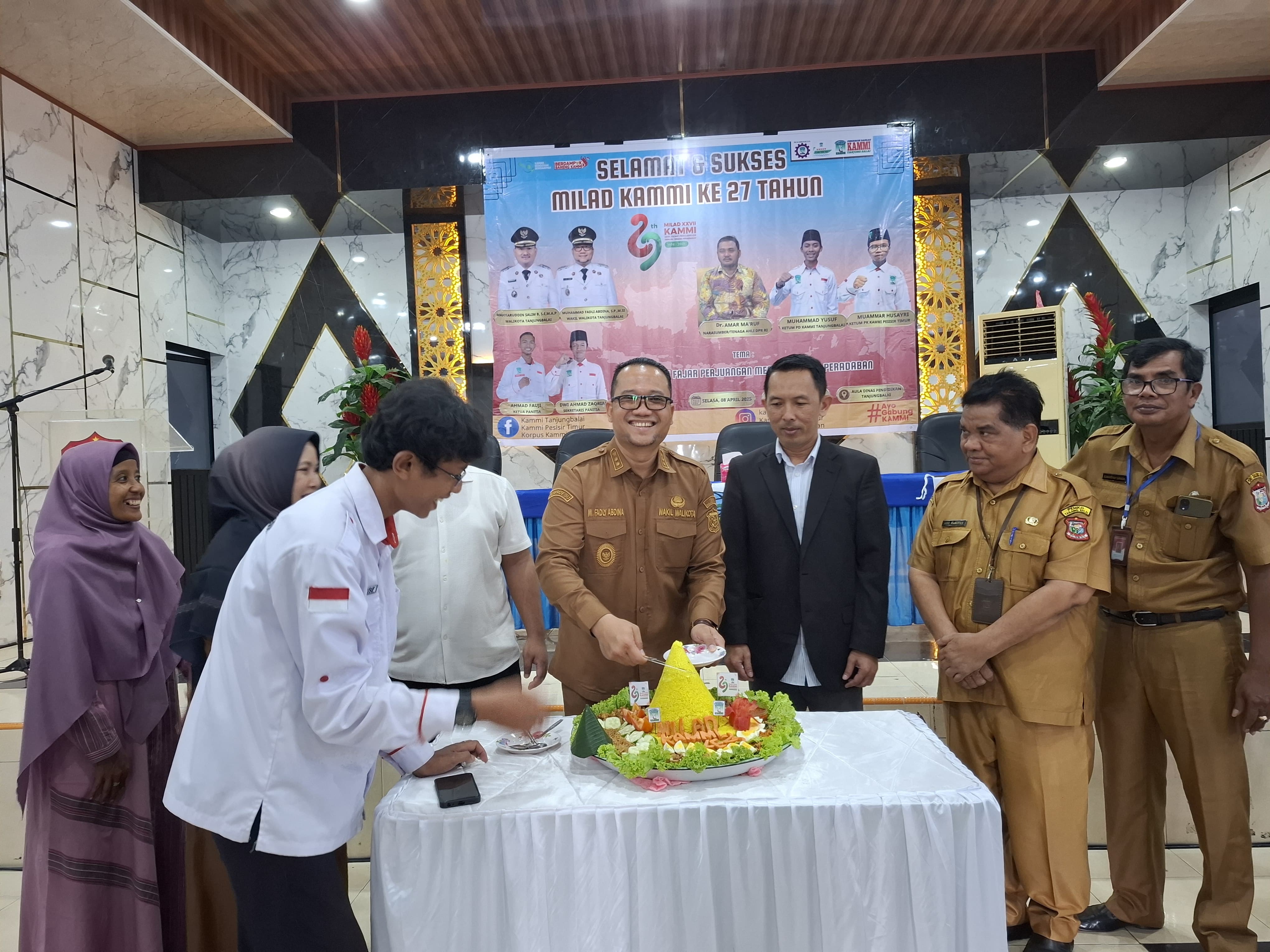 Wakil Wali Kota Tanjungbalai Hadiri Milad Ke-27 KAMMI