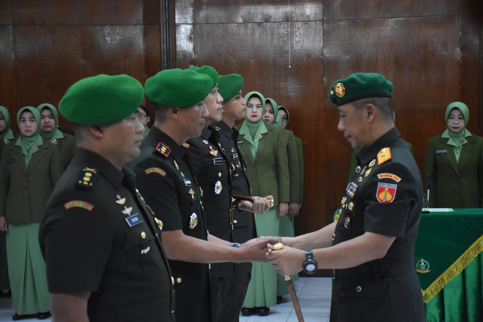 Danrem 072/Pamungkas Pimpin Sertijab Dandim 0706/Temanggung dan Dandim 0732/Sleman