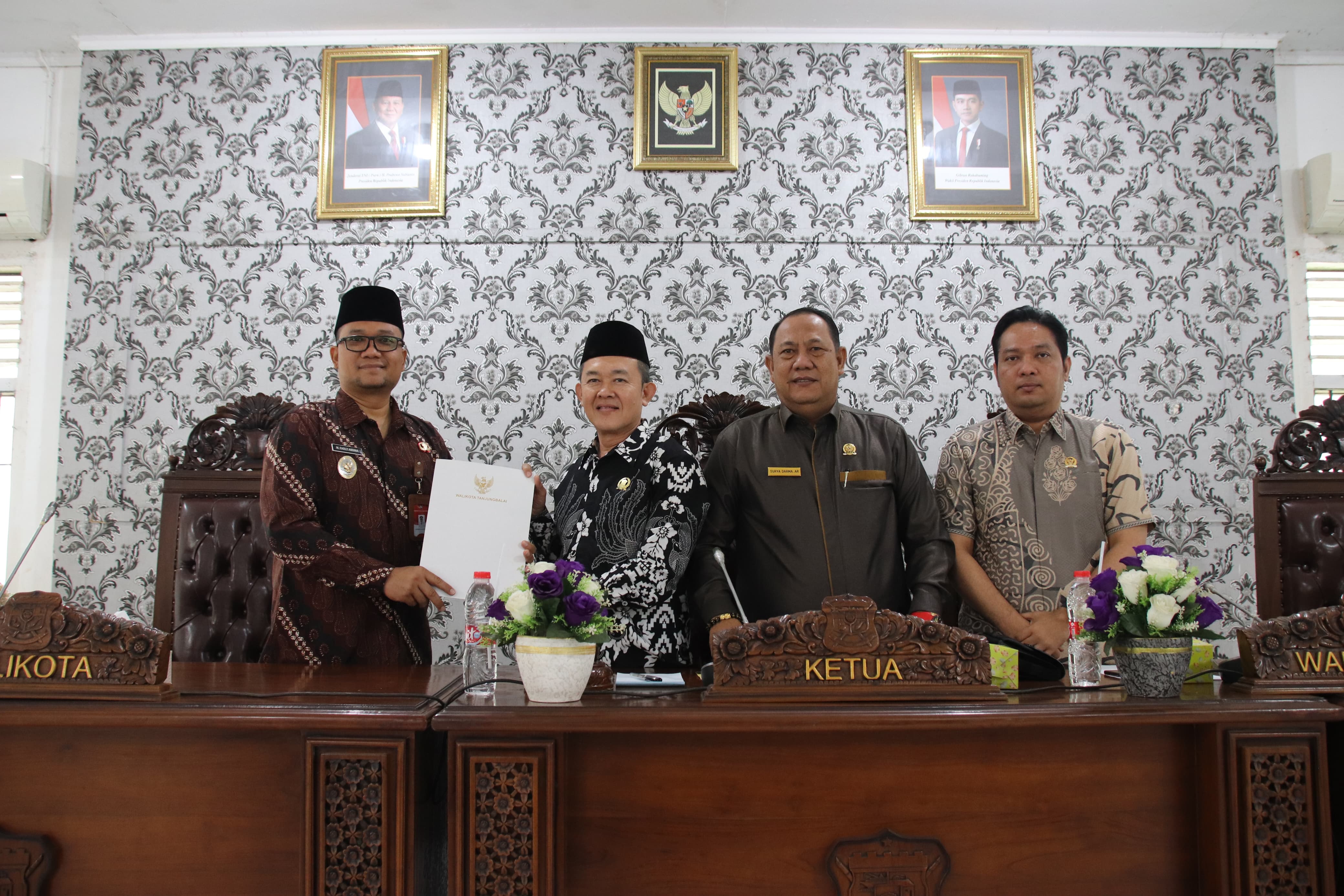 Wakil Wali Kota Tanjungbalai Sampaikan Jawaban Pandangan Umum Fraksi DPRD Terhadap Tiga Ranperda