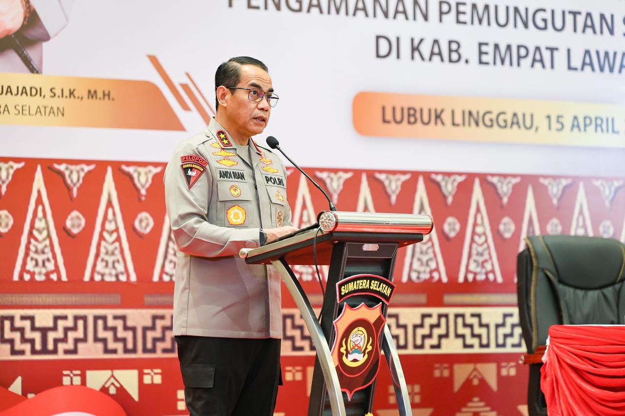 Kapolda Sumsel: Mari Sukseskan PSU empat lawang