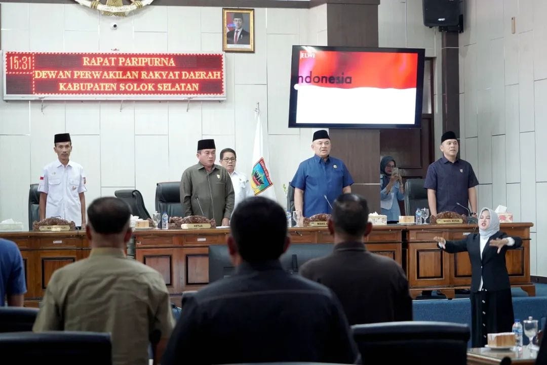 DPRD Gelar Paripurna RPJMD 2025–2029, Wabup Yulian Efi: Sinergi Menuju Solok Selatan Maju dan Sejahtera