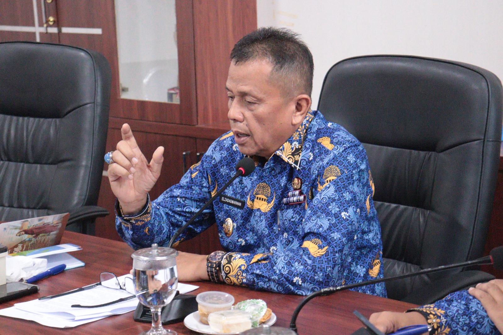 Elzadaswarman, Wakil Walikota Payakumbuh. Buka SP4NH-LAPOR