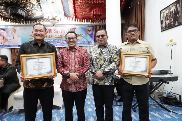 Pisah sambut Kapolres Tanah Datar Simon Yana Putra