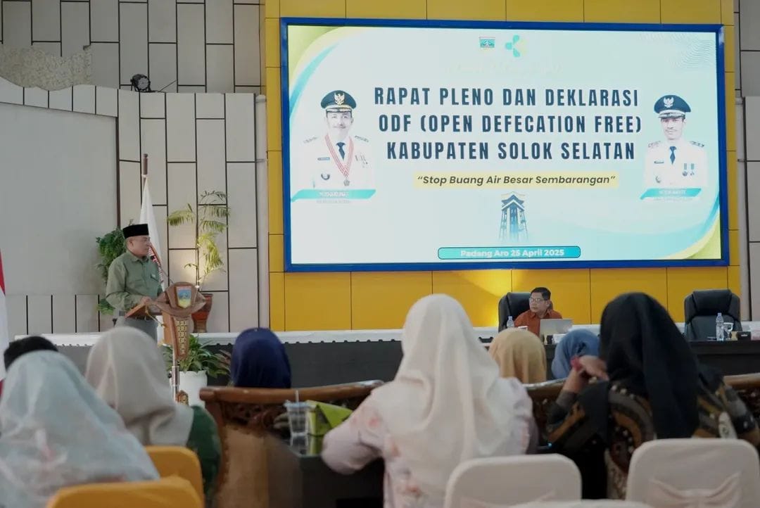 Deklarasikan Gerakan “Stop BAB Sembarangan” Demi Wujudkan Hidup Sehat dan Bersih Di Kabupaten Solok Selatan