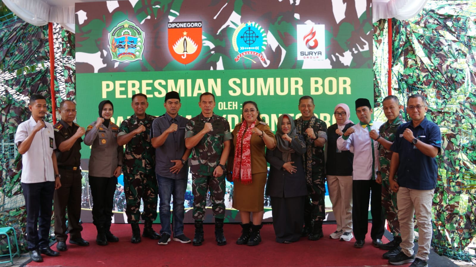 Pangdam IV/Diponegoro resmikan sumur bor di Gunungkidul