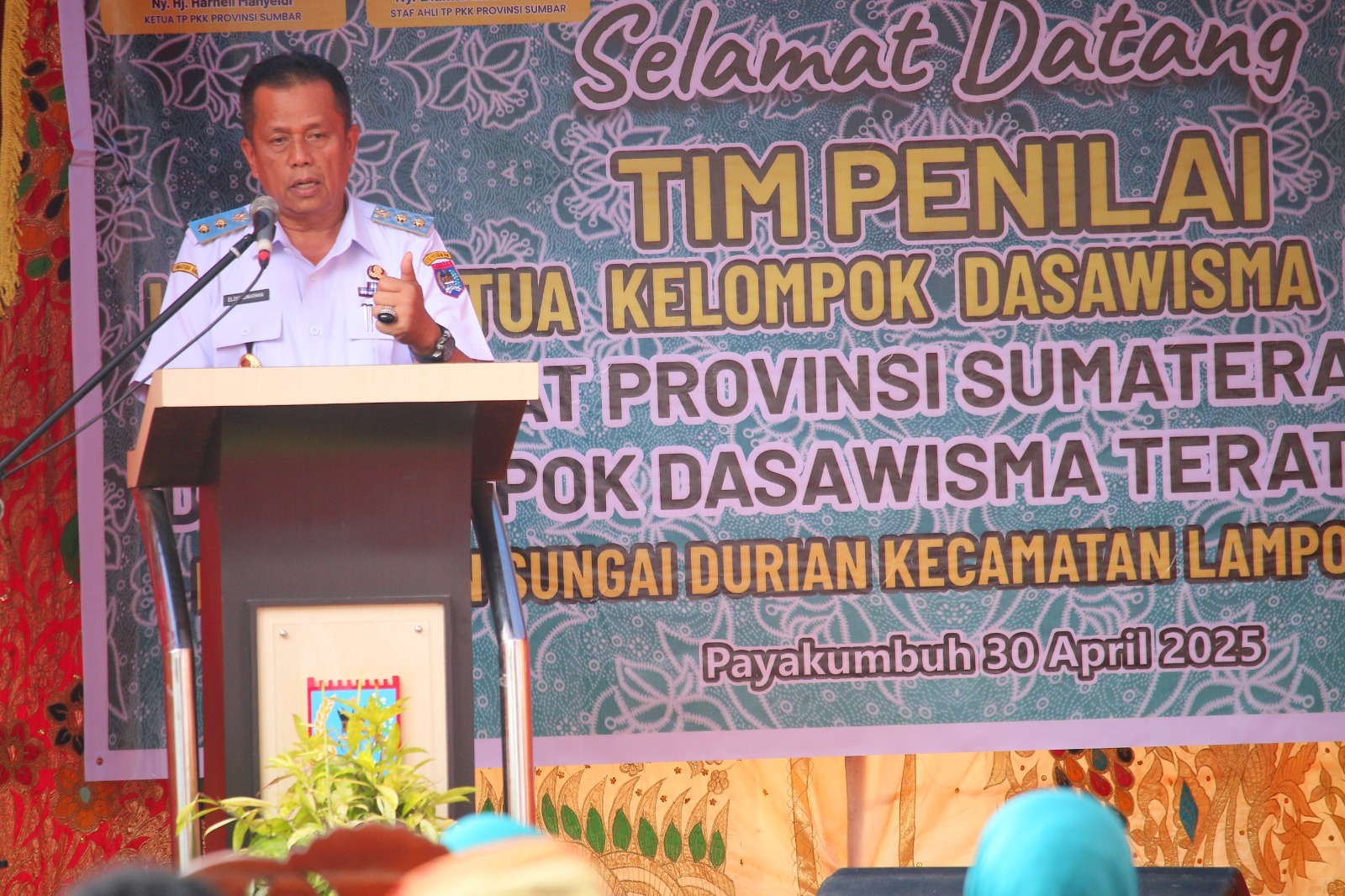Wakil Walikota Payakumbuh Sambut Tim Penilai Lomba Ketua Kelompok Dasawisma