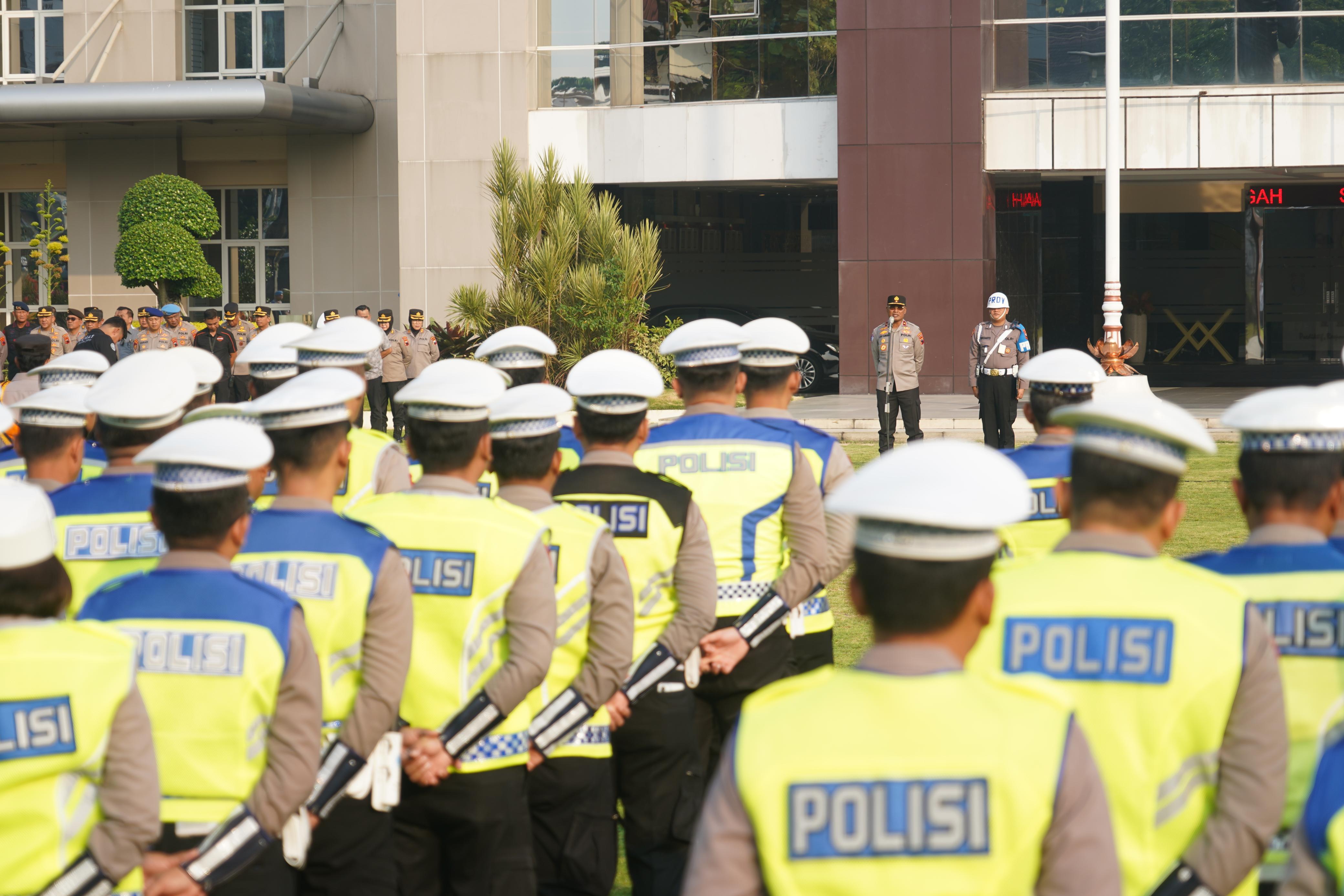 Polda Jateng Gelar Apel Pengamanan Mayday; Kedepankan Sikap Humanis dalam Pengamanan
