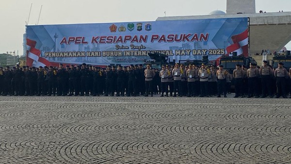 Polisi Terjunkan 13 Ribu Personel Gabungan Amankan May Day Fiesta.