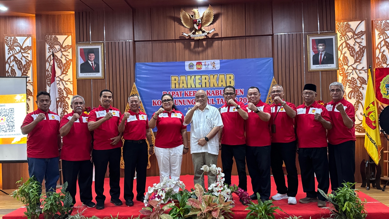 Bupati Gunungkidul, Endah Subekti Kuntariningsih, secara resmi membuka Rapat Kerja Kabupaten