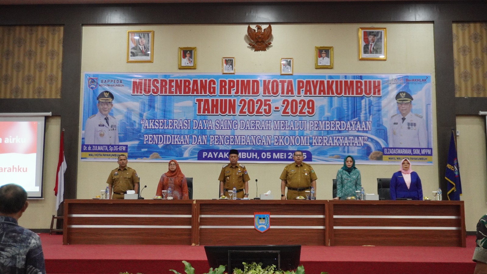 Pemko Payakumbuh Tetapkan Lima Misi Arah Pembangunan  Dalam RPJMD 2025-2029