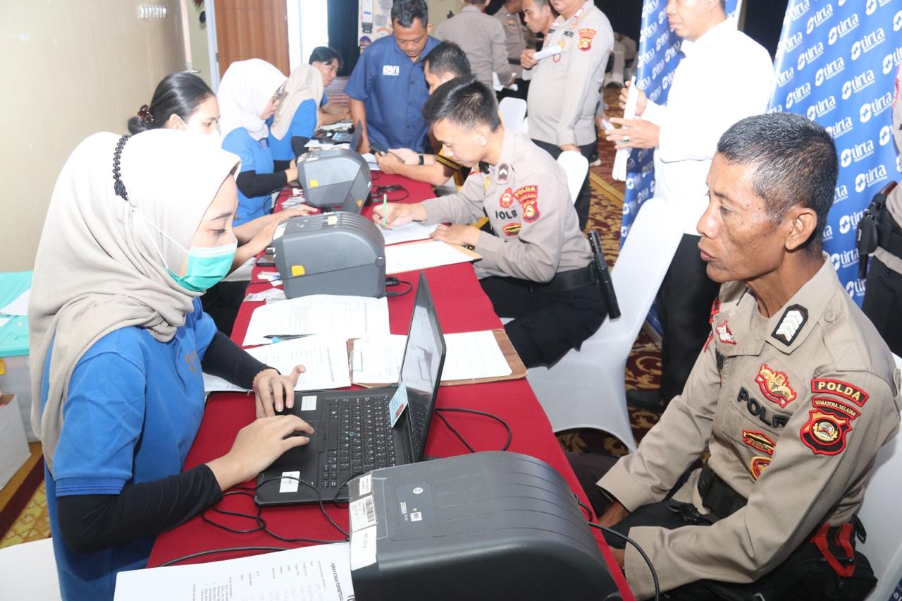 Personel Polda Sumsel laksanakan pemeriksaan kesehatan berkala