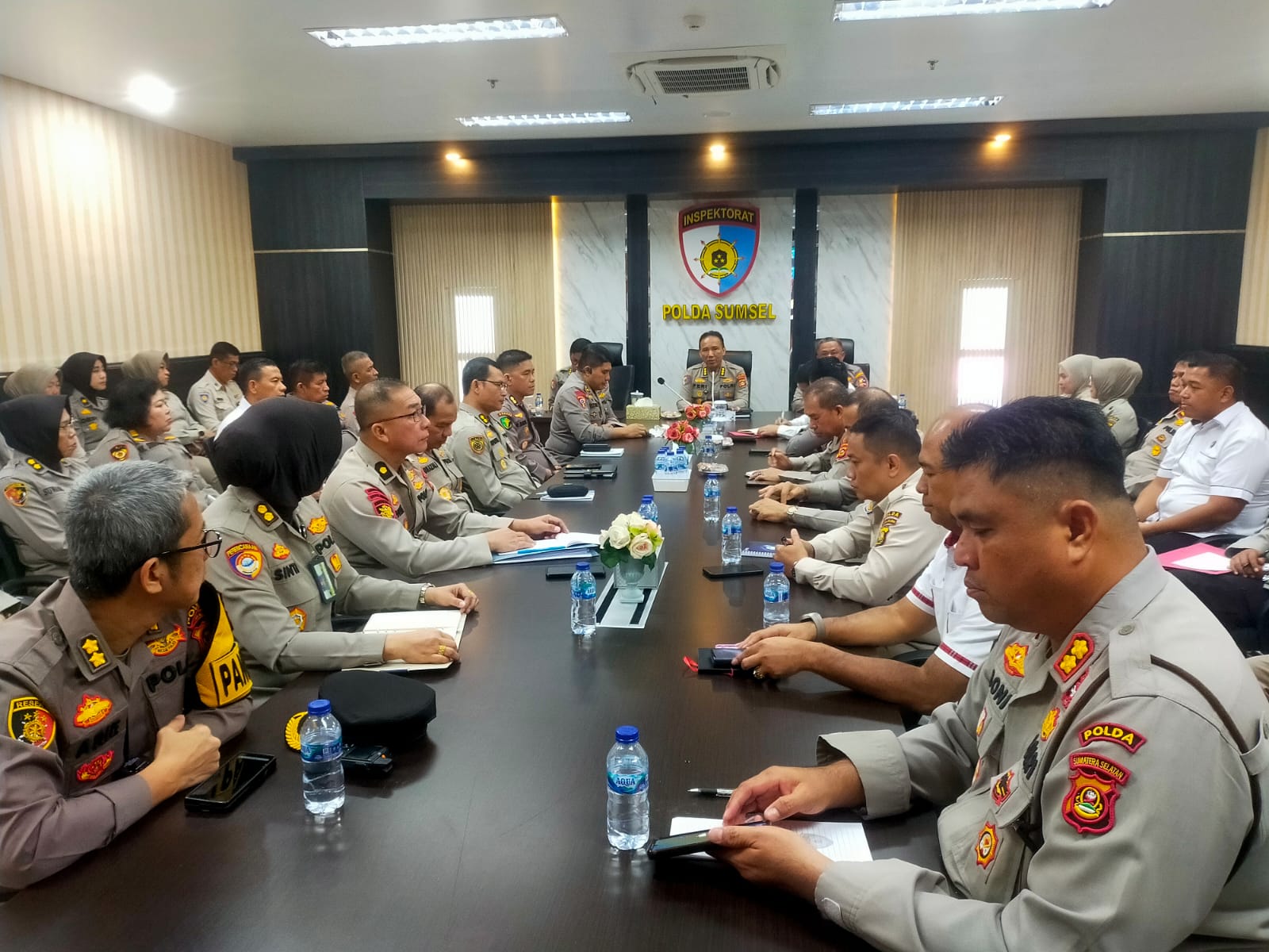 Itwasum Polri Reviu Hingga Monitor Pengendalian Mutu Pengawasan Intern di Polda Sumsel
