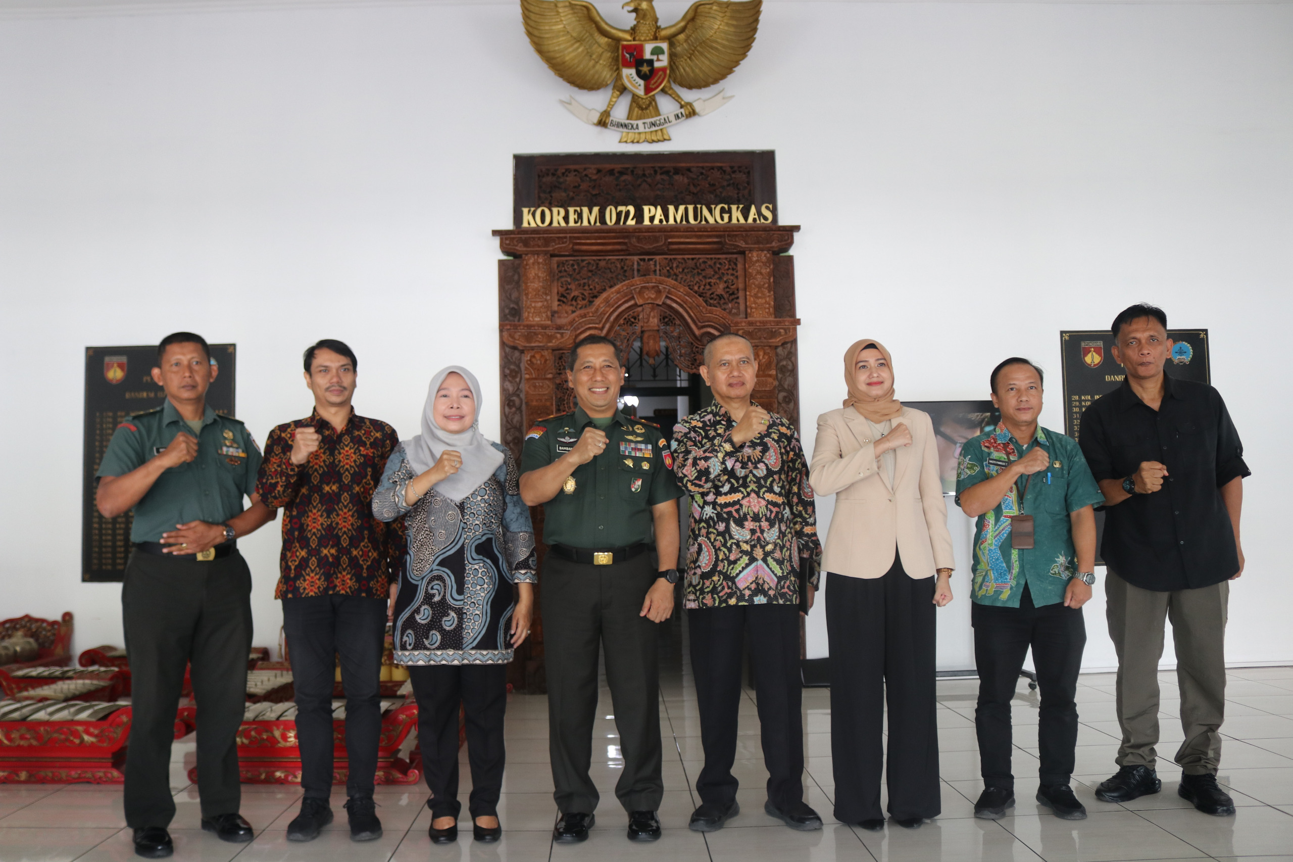 Korem 072/Pamungkas dan Bawaslu DIY Jalin Sinergi Wujudkan Pemilu Bebas Hoaks, Aman dan Damai