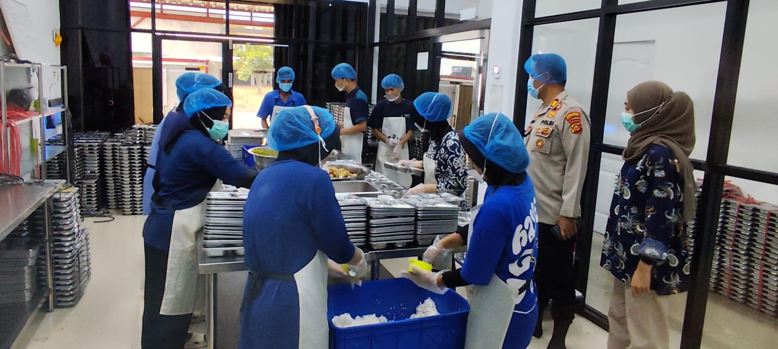 Kapolsek Rambutan Melakukan Monitoring & Mitigasi SPPG di Desa Sungai Pinang.