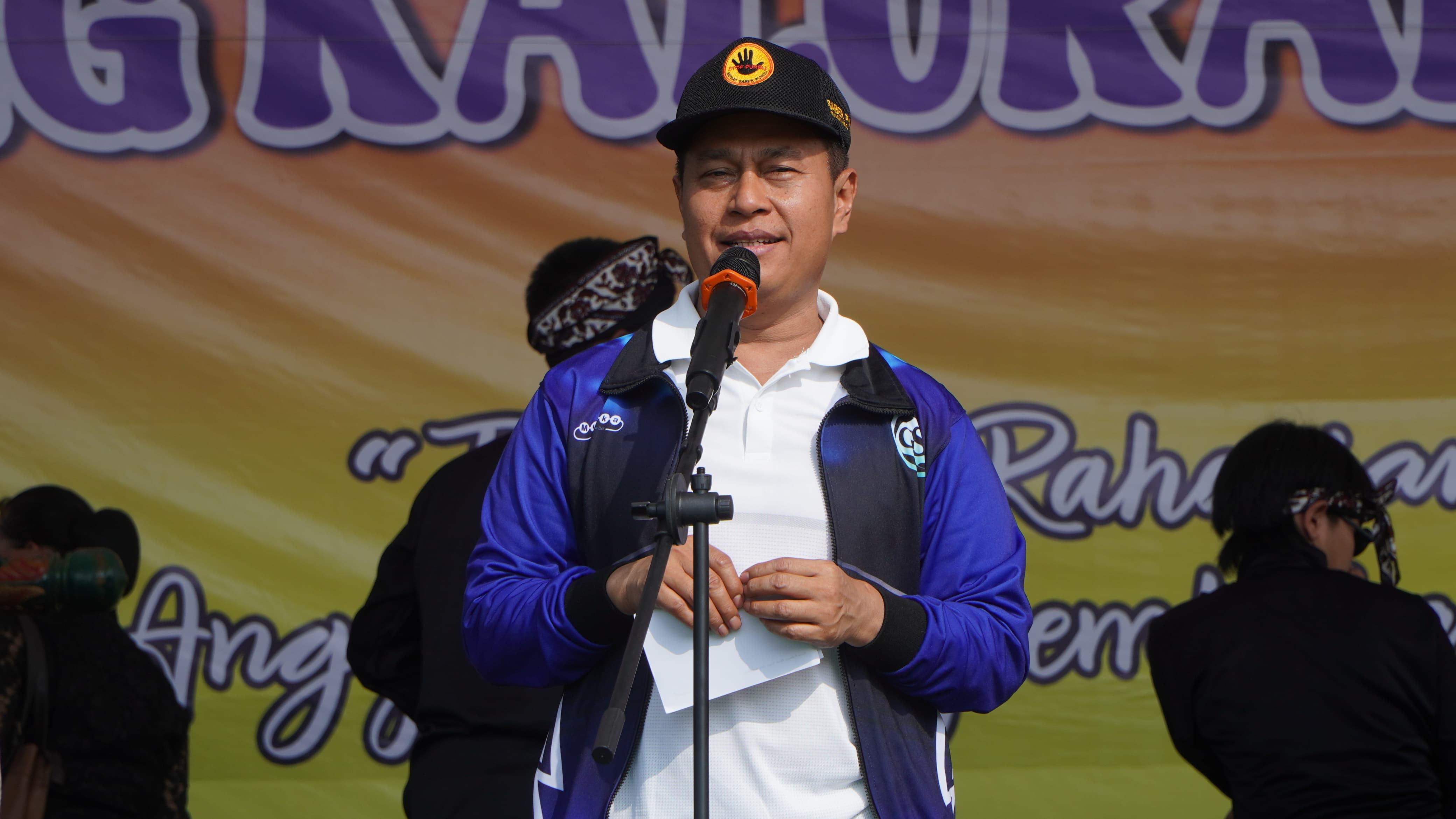 Wabup Gunungkidul Hadiri Senam Massal Peringatan Hari Jadi ke-110 Kalurahan Bendungan
