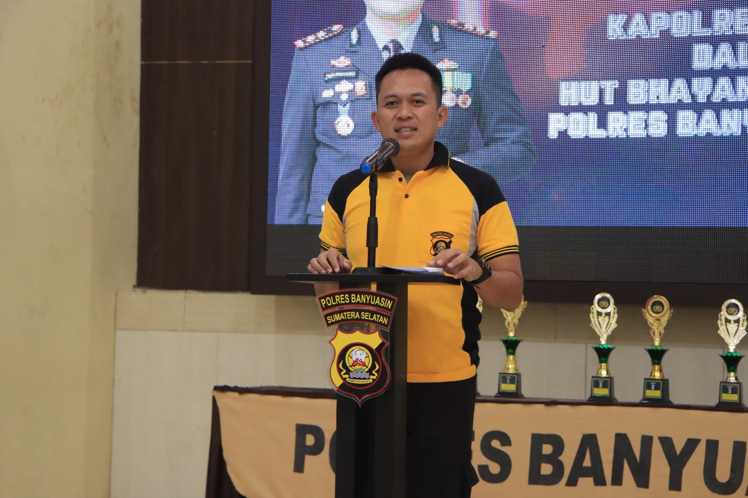 Wakapolres Banyuasin Resmi Menutup Perlombaan Gaple HUT Bhayangkara Ke -79 Tahun 2025