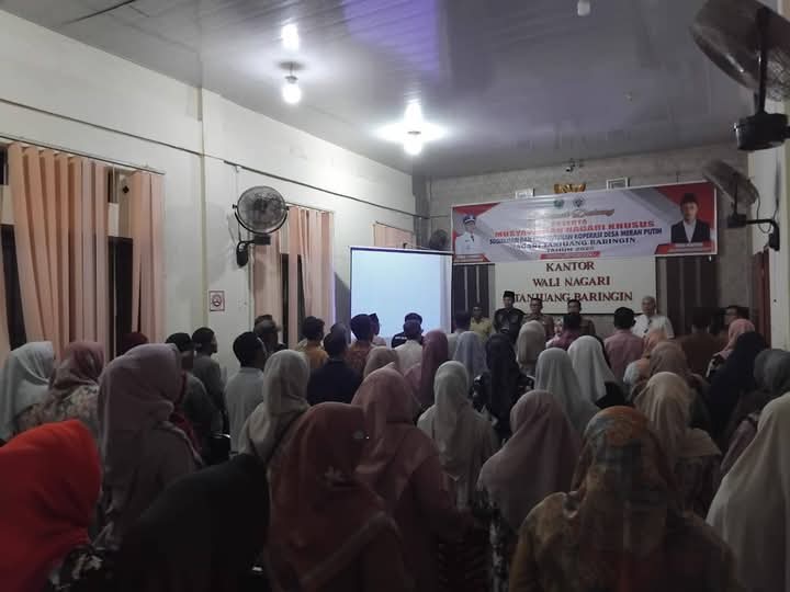 Musyawarah Nagari Khusus Dalam Sosialisasi Pembentukan Koperasi Desa Merah Putih Di Nagari Tanjuang Baringin