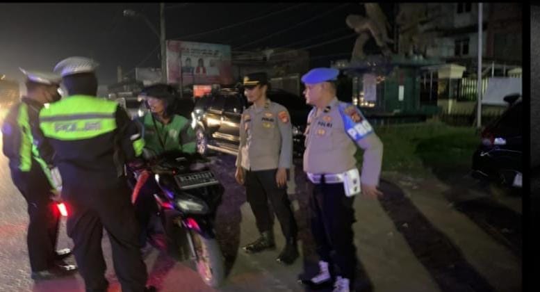 Antisipasi Gangguan Kamtibmas, Polres Banyuasin Gelar Razia KRYD