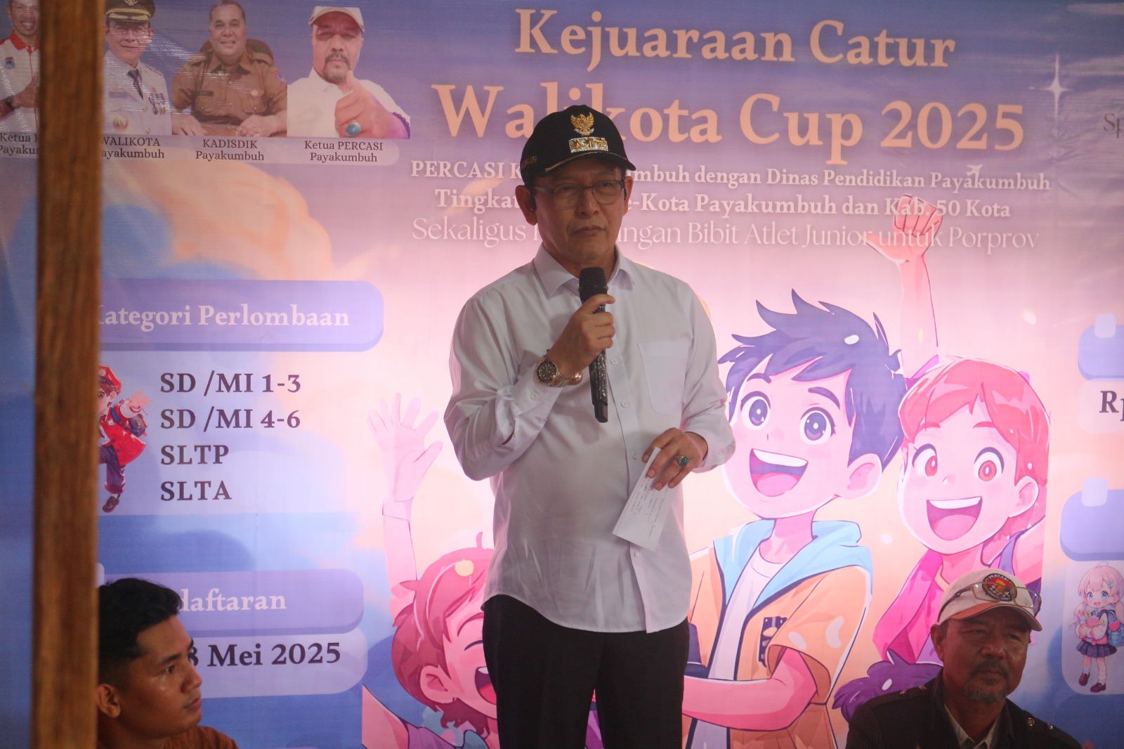 Zumaeta, Buka Secara Resmi Kejuaraan Catur Walikota Cup 2025