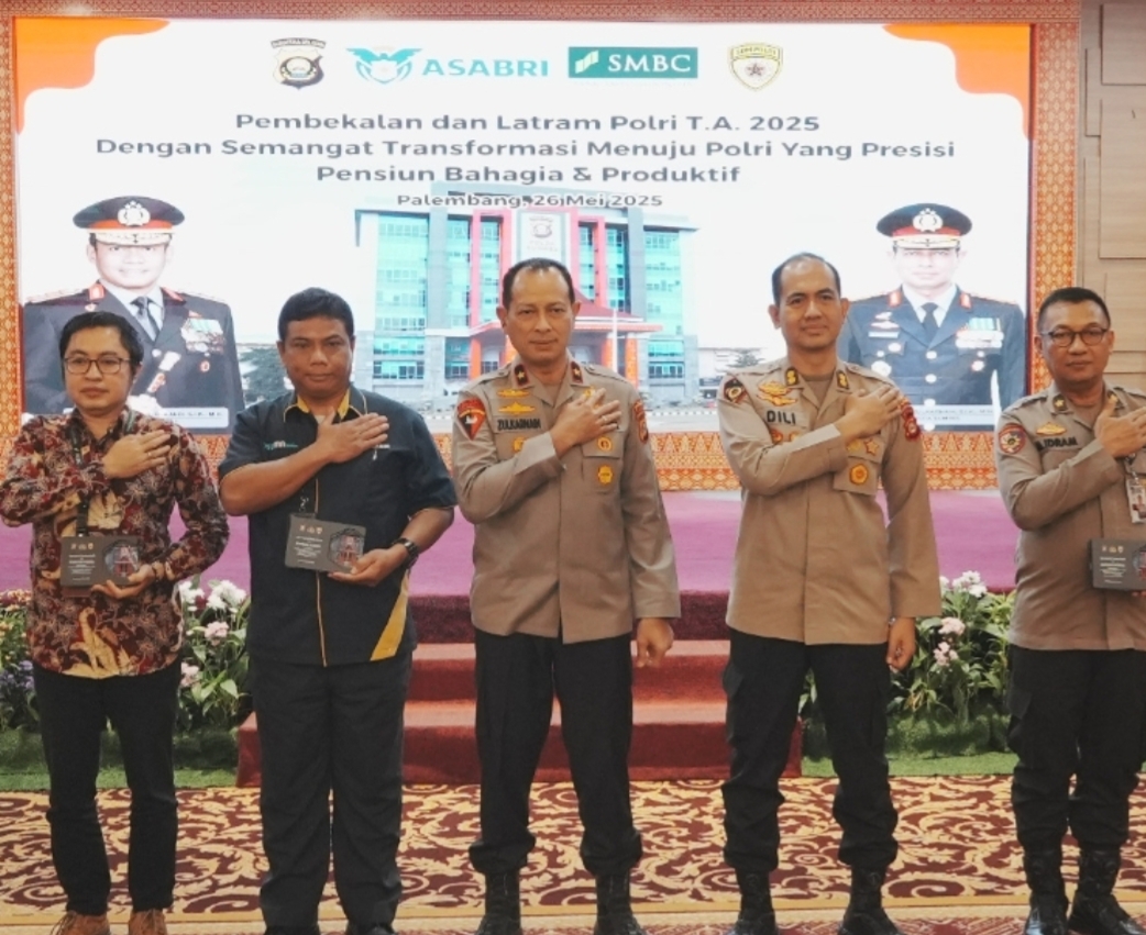 Wakapolda Sumsel buka pembekalan dan Latram Personel Polri & ASN Polda Sumsel T.A.2025 yang akan Purna Tugas