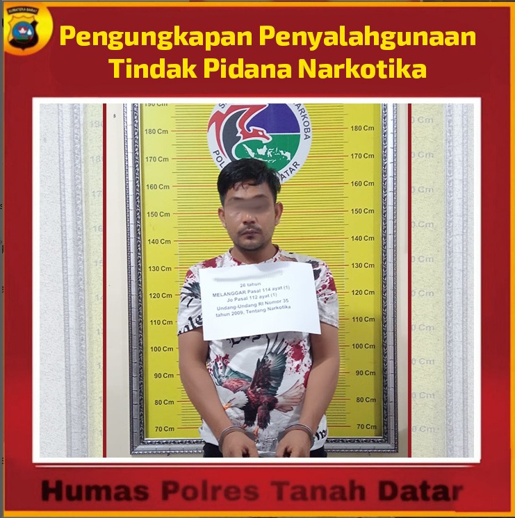 BP Warga Sungai Tarab Memiliki Sabu-sabu di Ciduk Polisi