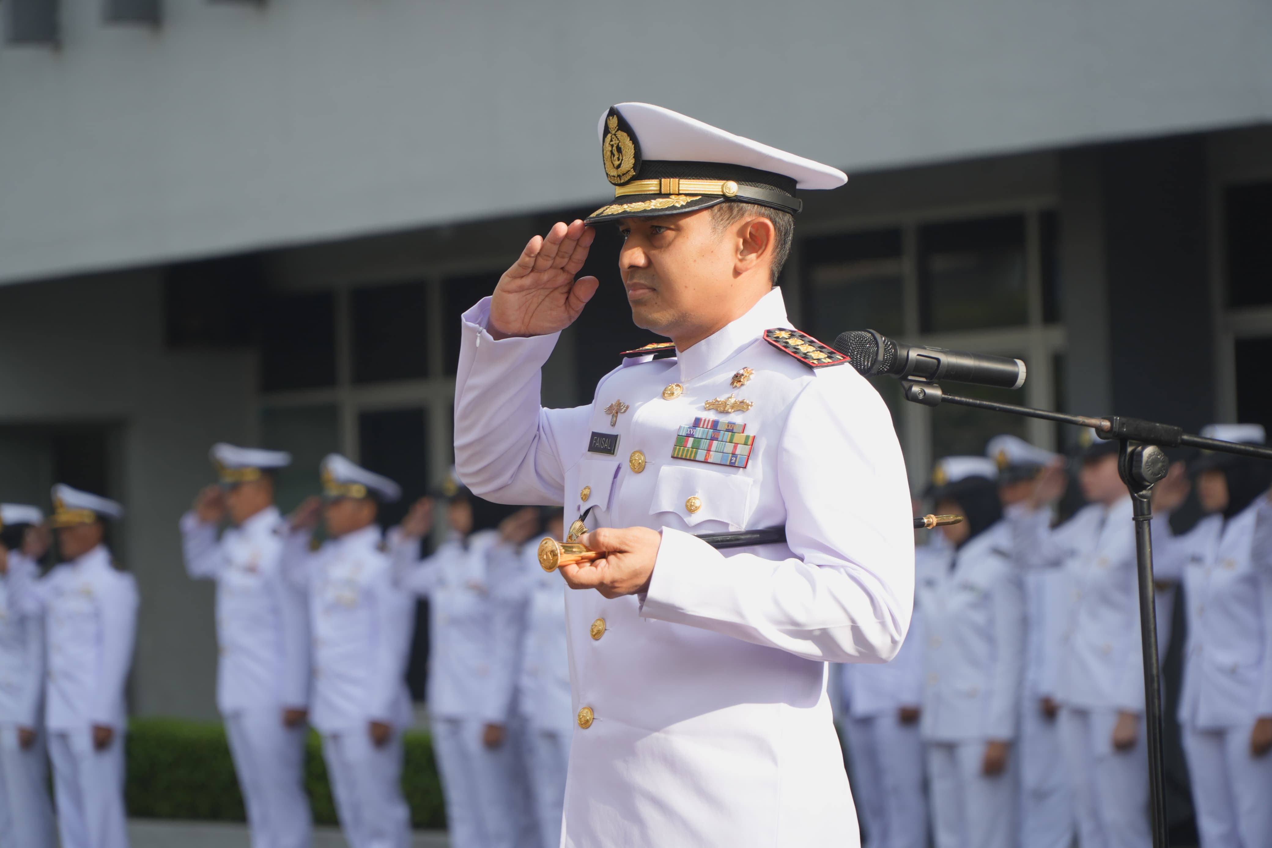 Komandan Lanal Palembang Pimpin Upacara Peringatan Hari Lahir Pancasila Tahun 2025.